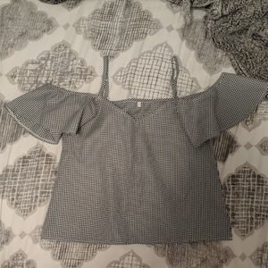 Women's size small gingham tank top